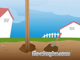 Удаление деревянных столбов Удаление деревянных столбов