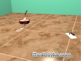 Затирка швов у плитки.