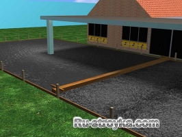 Как сделать бетонную площадку