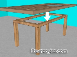 Установка дверных петель.