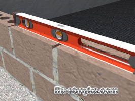 Кладка перегородок из кирпича