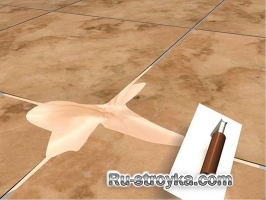 Затирка швов у плитки.