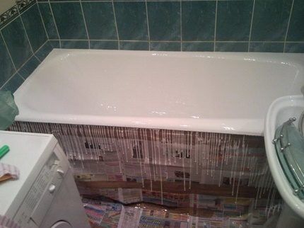 Восстановление чугунной ванны в домашних условиях: пошаговый инструктаж