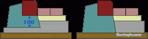 Строительство тротуарных дорожек.