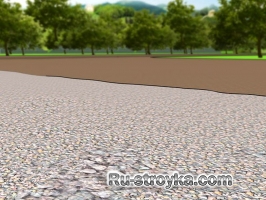 Как сделать гравийную дорогу.