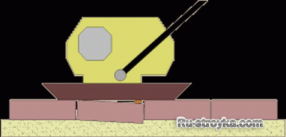 Строительство тротуарных дорожек.
