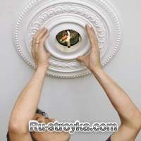 Как установить потолочные розетки