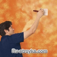 Как при помощи красок, сделать имитацию &laquo;венецианки&raquo;.