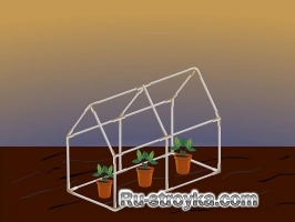 Как сделать теплицу из труб ПВХ